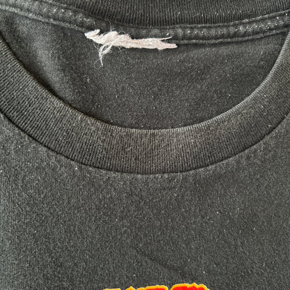 90's Chase Authentics Nascar ナスカー ボビー・ラボンテ Tシャツ 黒 レーシングカー (L)/A7580T-SO