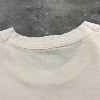 90's FRUIT OF THE LOOM フルーツオブザルーム The Beatles ビートルズ LET IT BE アルバム ジャケ写 Tシャツ 白 (L) /A3437T-SO
