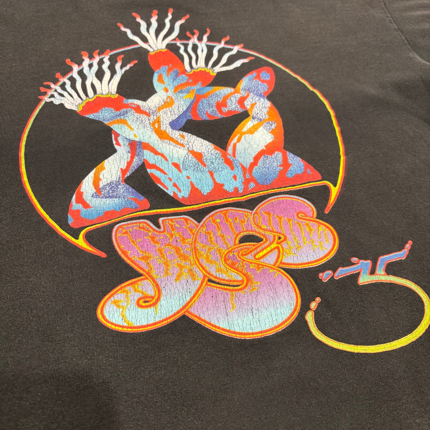 00's Yes 2004 ３５周年ツアーTシャツ ブラック (サイズ不明) /C3557T-SO