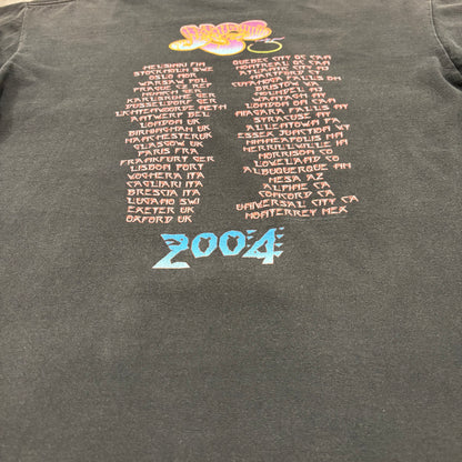 00's Yes 2004 ３５周年ツアーTシャツ ブラック (サイズ不明) /C3557T-SO