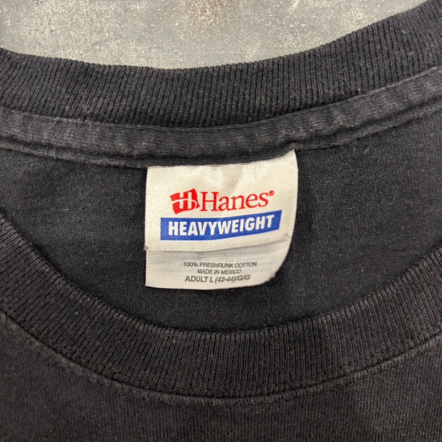 00's Hanes ヘインズ Disturbed ディスターブド Guarded TheGuy 両面プリントTシャツ 黒 (L) /B1885T-SO