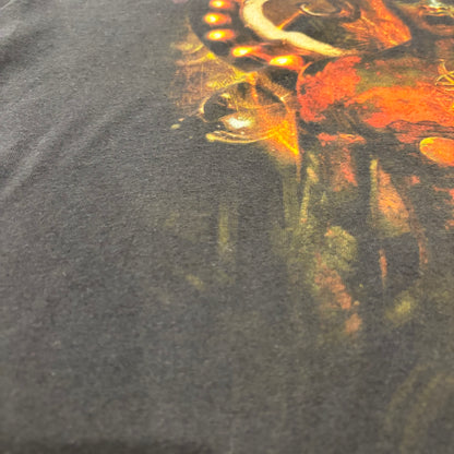 00's Hanes ヘインズ Disturbed ディスターブド Guarded TheGuy 両面プリントTシャツ 黒 (L) /B1885T-SO