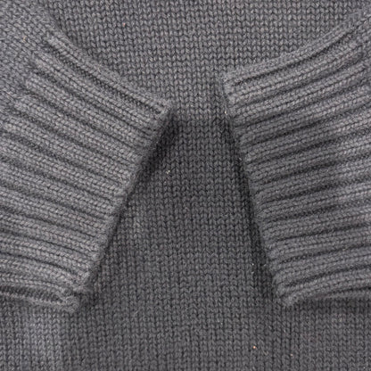 90's Eddie Bauer コットンニット 紺 (XL)/A8380K-SO