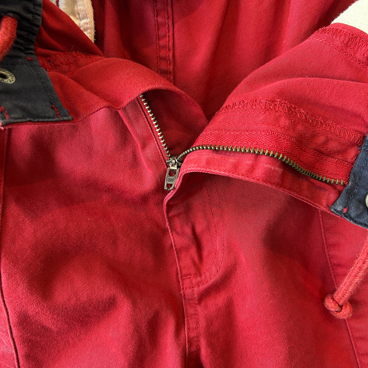 90's Polo Ralph Lauren ラルフローレン コットンイージーショーツ ショートパンツ レッド(L)/A4196P-SO