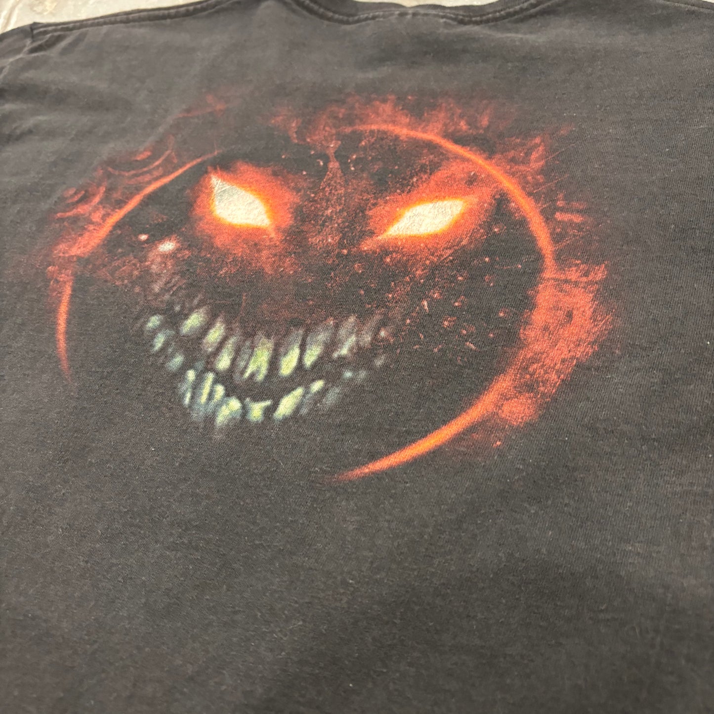 00's Hanes ヘインズ Disturbed ディスターブド Guarded TheGuy 両面プリントTシャツ 黒 (L) /B1885T-SO