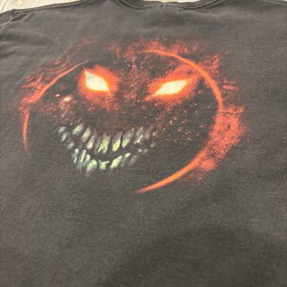 00's Hanes ヘインズ Disturbed ディスターブド Guarded TheGuy 両面プリントTシャツ 黒 (L) /B1885T-SO