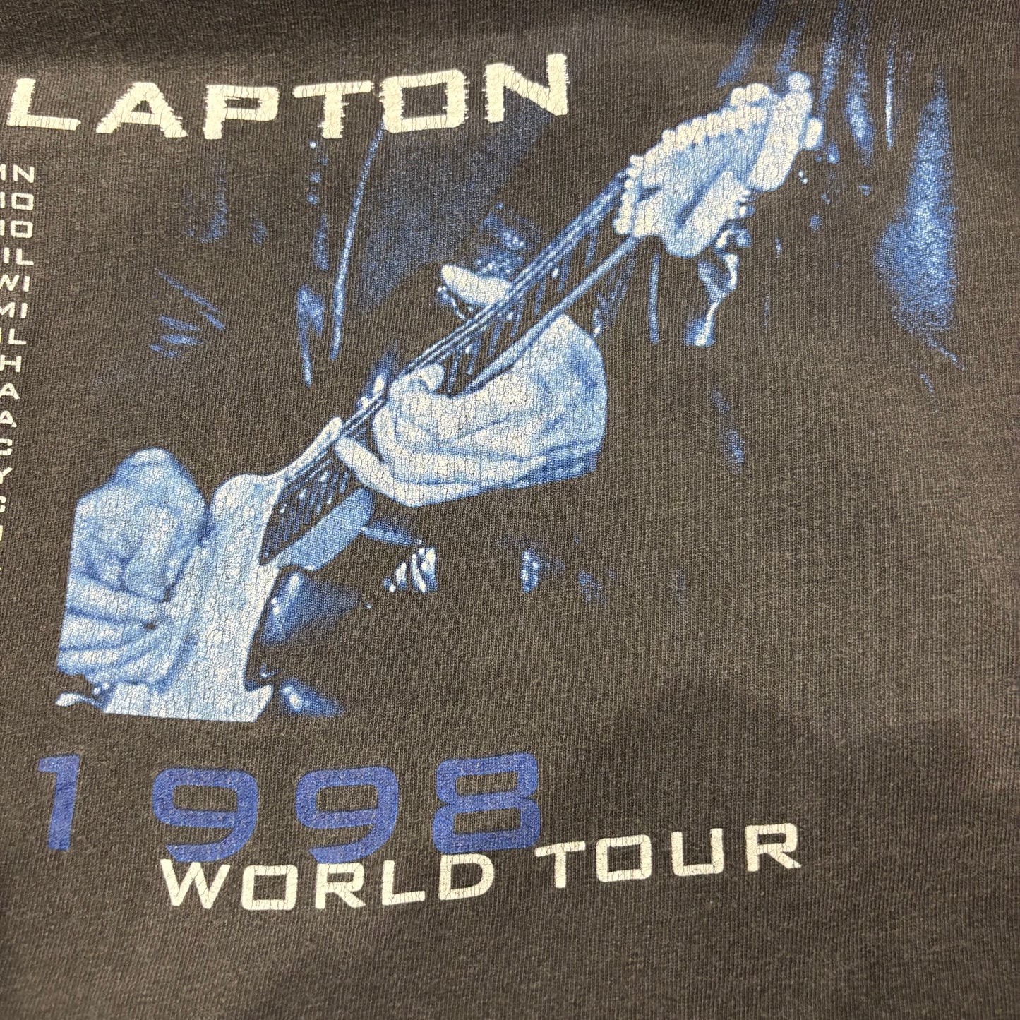 00's ERIC CLAPTON 1998 WORLD TOUR T-shirt (XL)/A3806T-SO