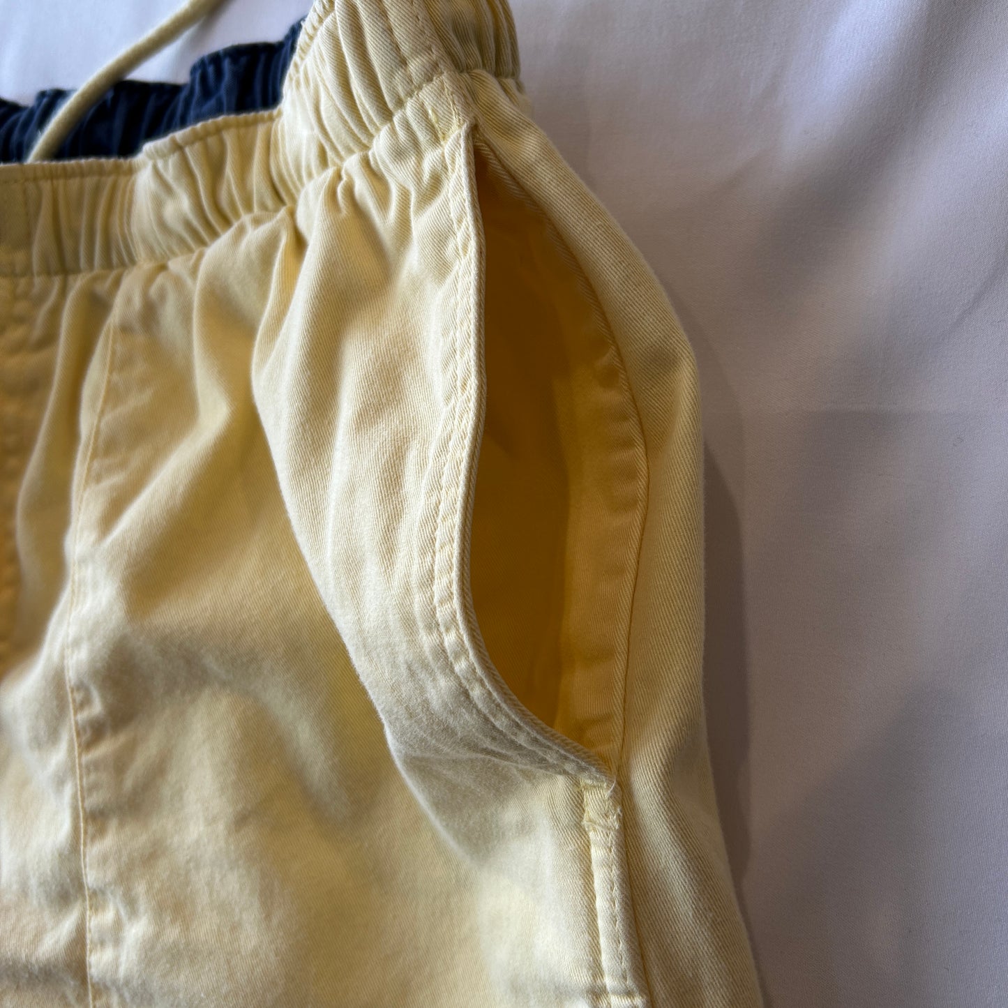 90's Polo Ralph Lauren ラルフローレン コットンイージーショーツ ショートパンツ イエロー(M)/A4198P-SO