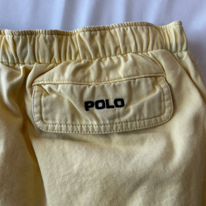 90's Polo Ralph Lauren ラルフローレン コットンイージーショーツ ショートパンツ イエロー(M)/A4198P-SO
