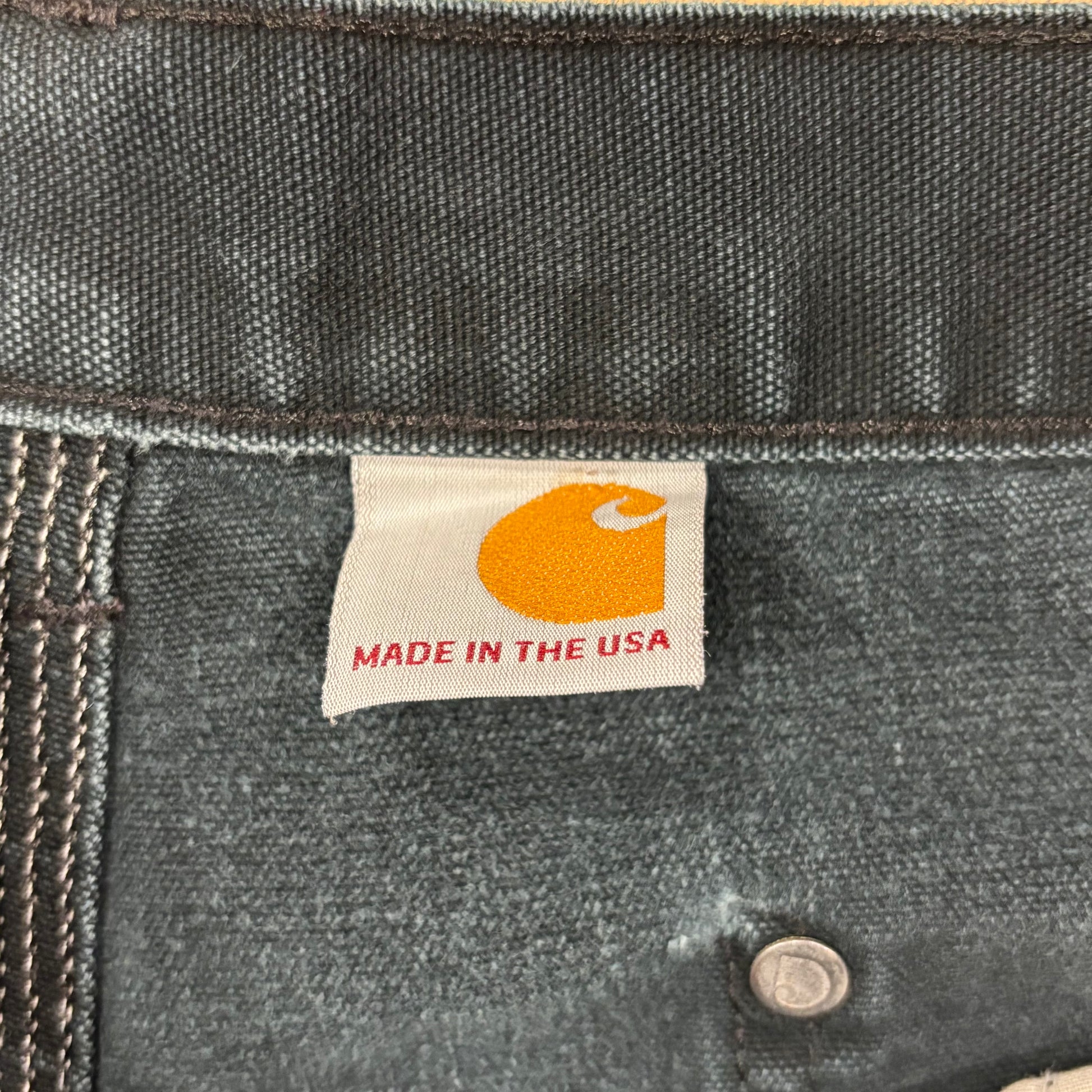 90's Carhartt カーハート ダブルニー ブラック (36×30)/A8363P-SO 90's Carhartt カーハート ダブルニー ブラック (36×30)/A8363P-SO