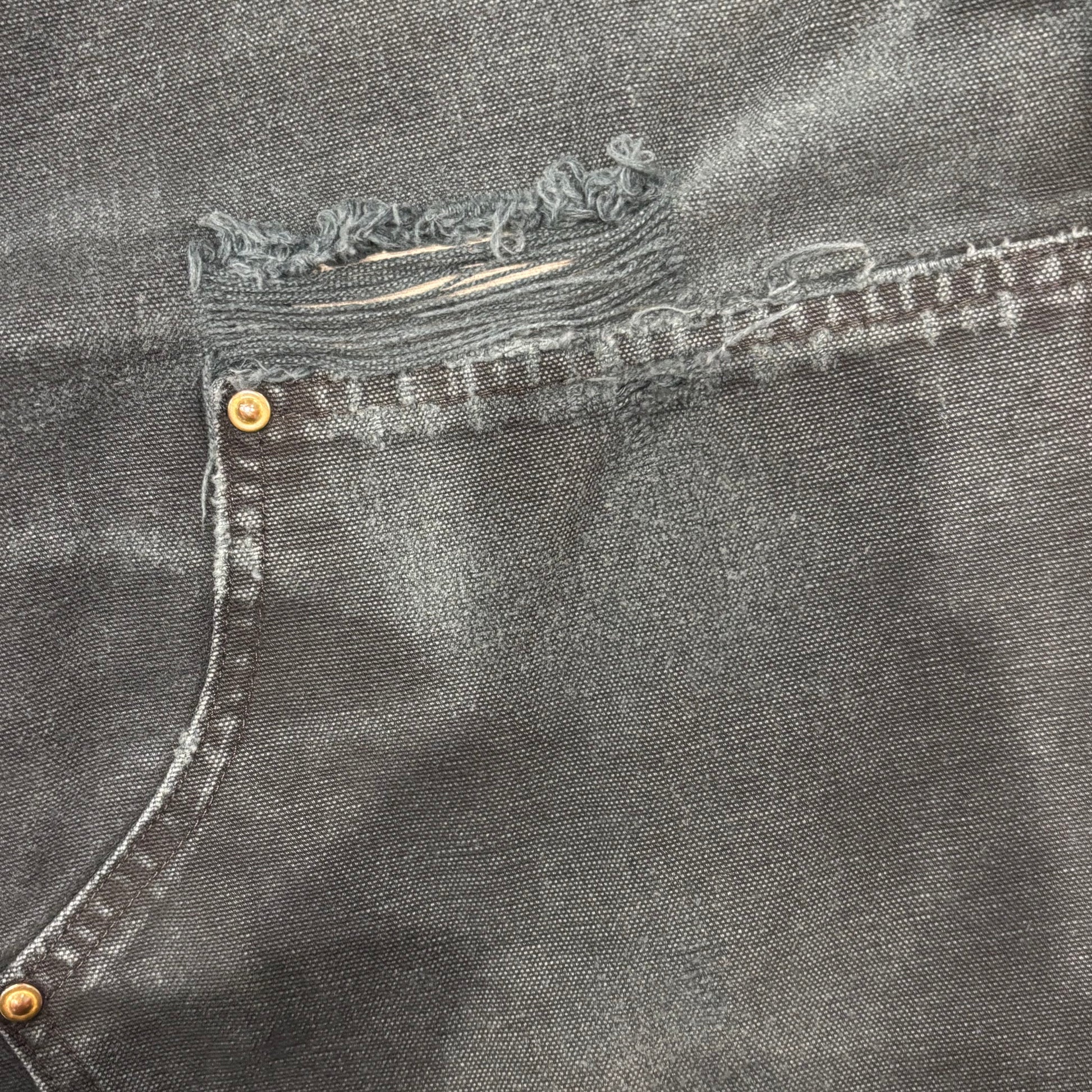 90's Carhartt カーハート ダブルニー ブラック (36×30)/A8363P-SO 90's Carhartt カーハート ダブルニー ブラック (36×30)/A8363P-SO