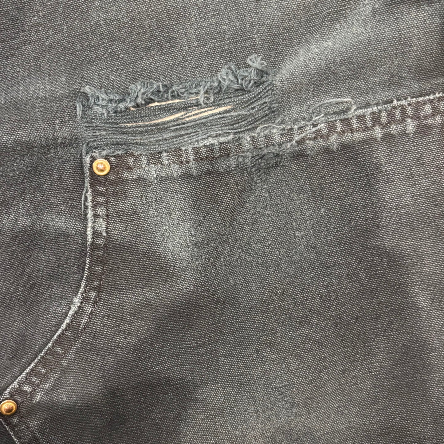 90's Carhartt カーハート ダブルニー ブラック (36×30)/A8363P-SO