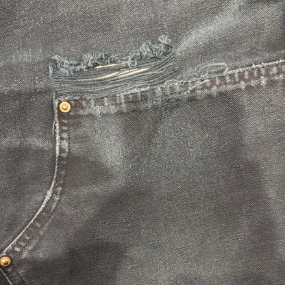 90's Carhartt カーハート ダブルニー ブラック (36×30)/A8363P-SO