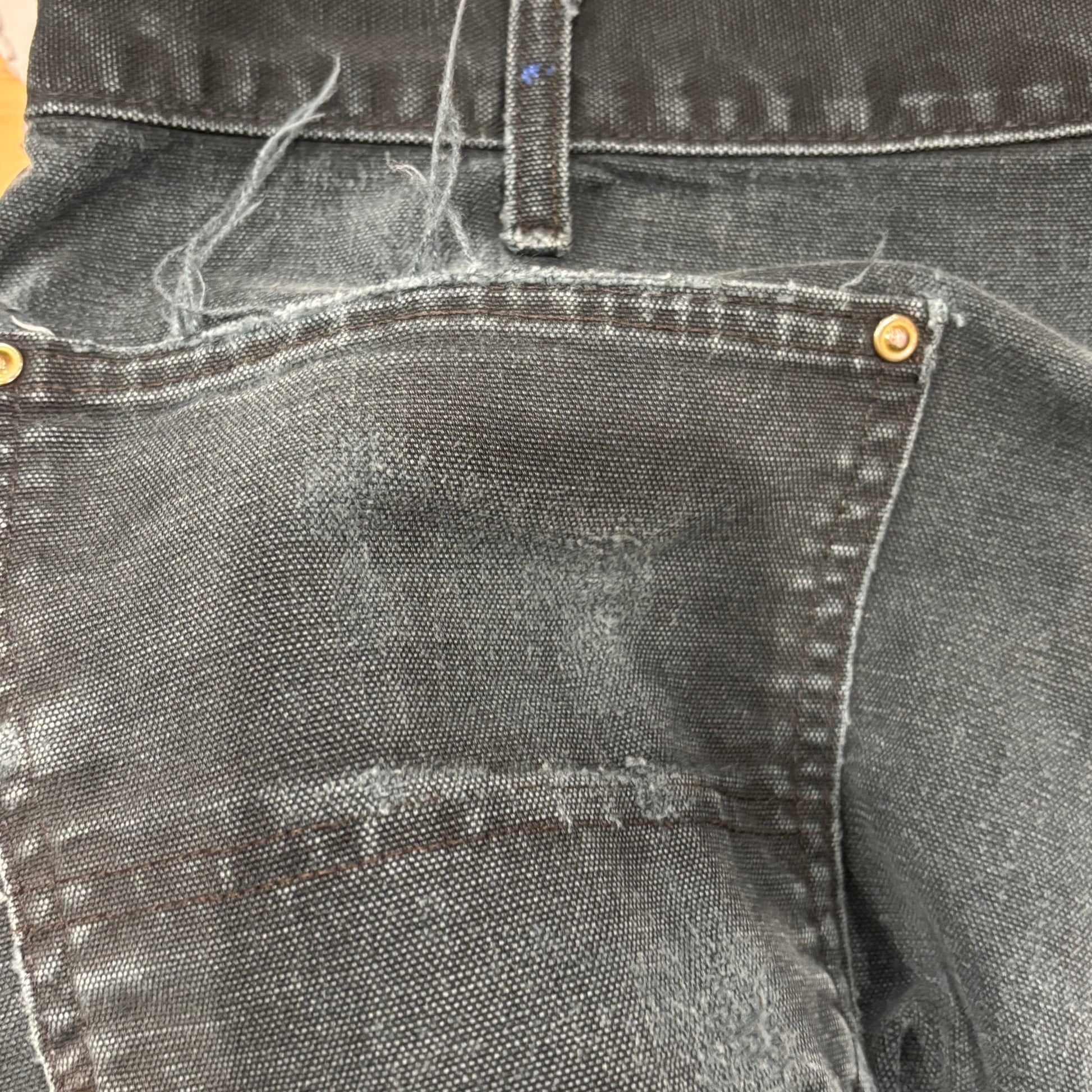 90's Carhartt カーハート ダブルニー ブラック (36×30)/A8363P-SO 90's Carhartt カーハート ダブルニー ブラック (36×30)/A8363P-SO