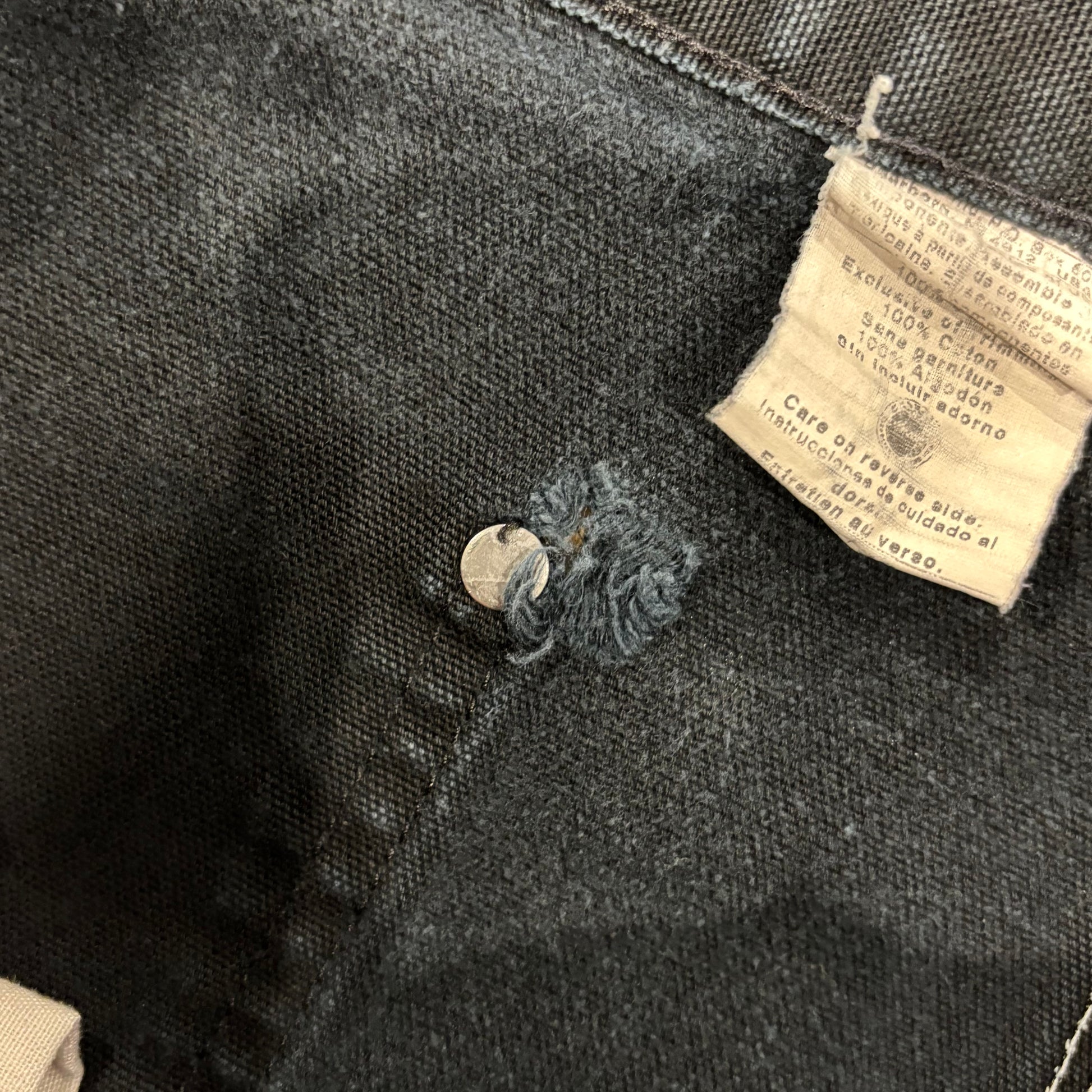 00's carhartt カーハート ダブルニー ブラック (38×36)/A8431P