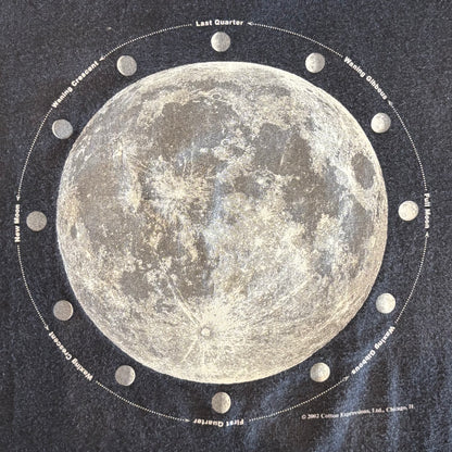 00's NRAO Green Bank,WV MOON PHASED Tシャツ 黒 (XL)/B2138T-SO