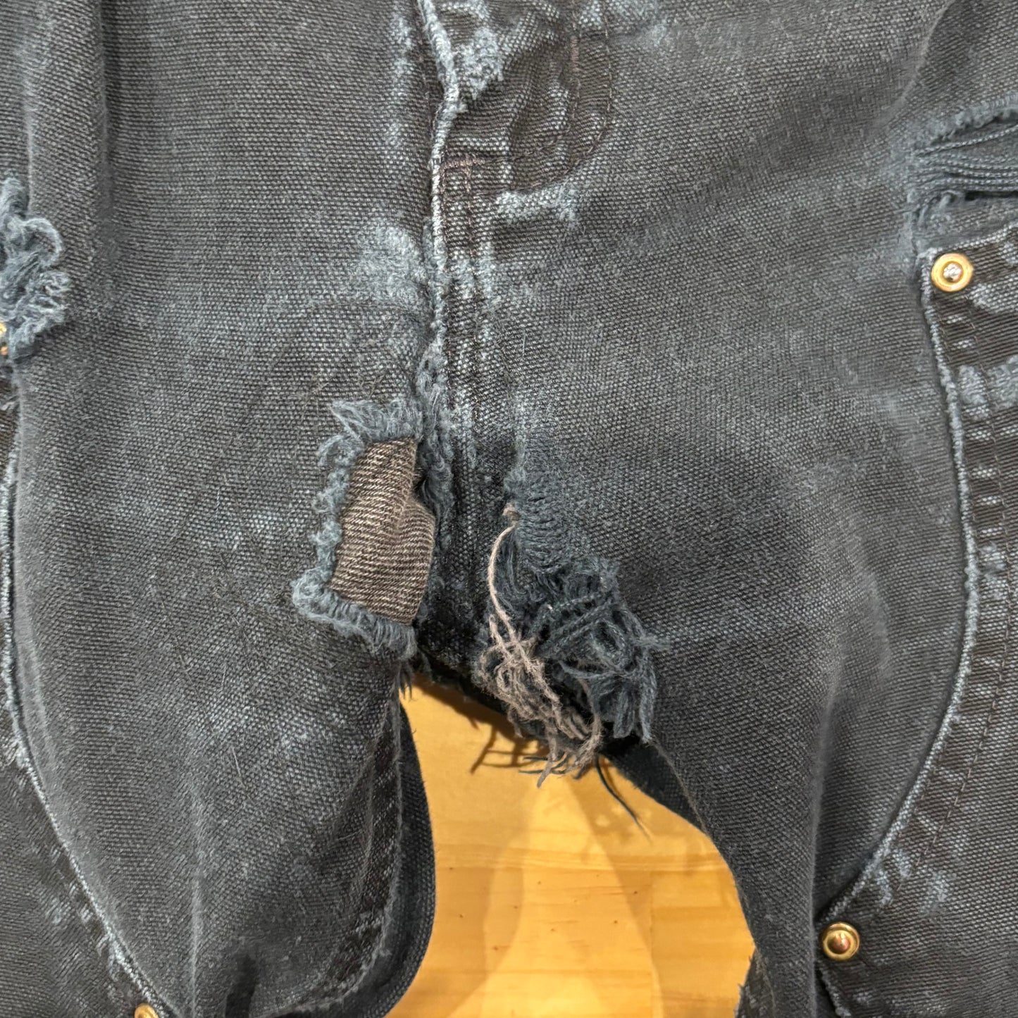 00's carhartt カーハート ダブルニー ブラック (38×36)/A8431P-SO