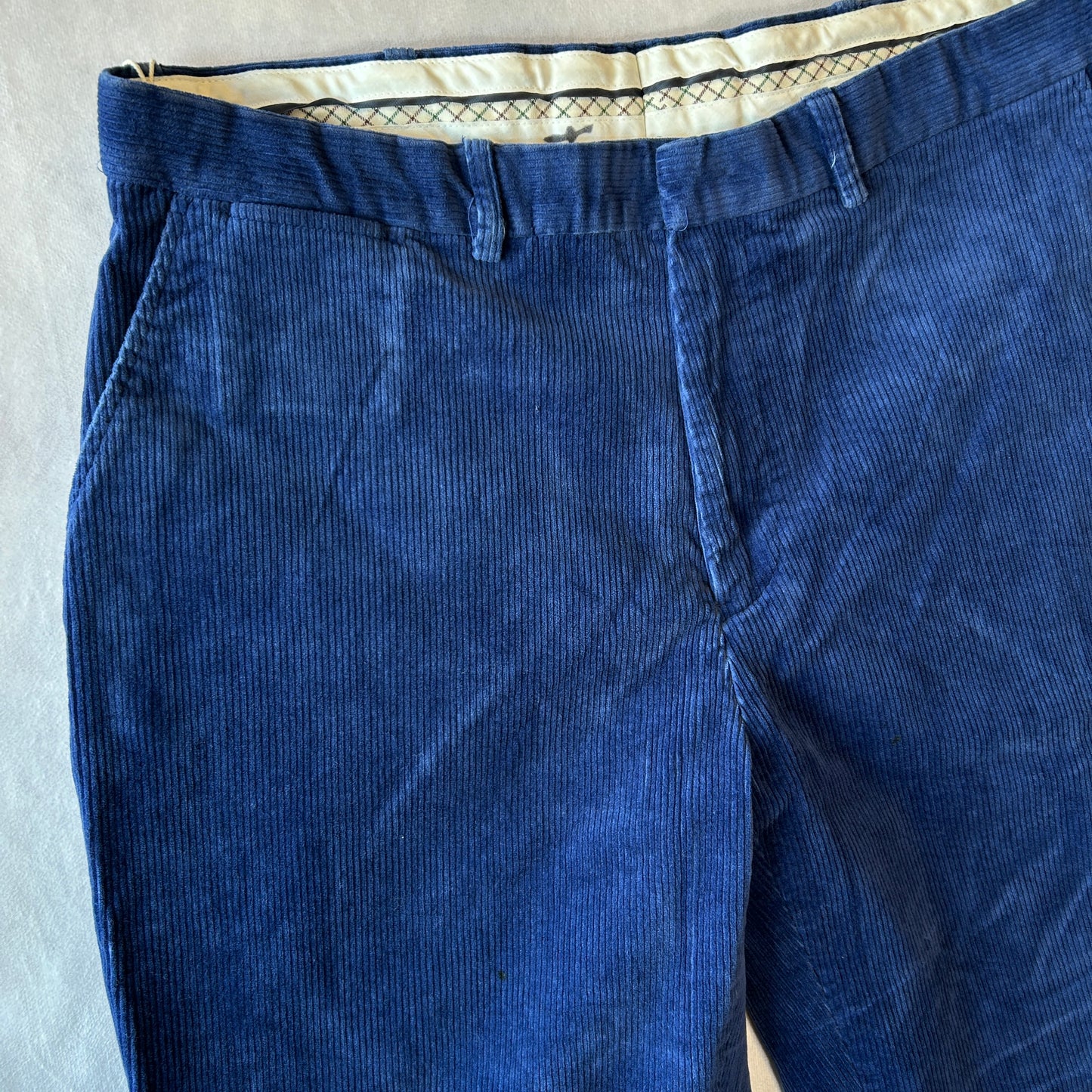 POLO GOLF ラルフローレン 太畝 コーデュロイパンツ ブルー(36×32)/A9640P-SO