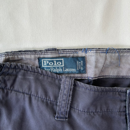 Polo by Ralph Lauren ラルフローレン コットン カーゴショーツ ハーフパンツ 製品染め ネイビー(34)/C1037P-SO