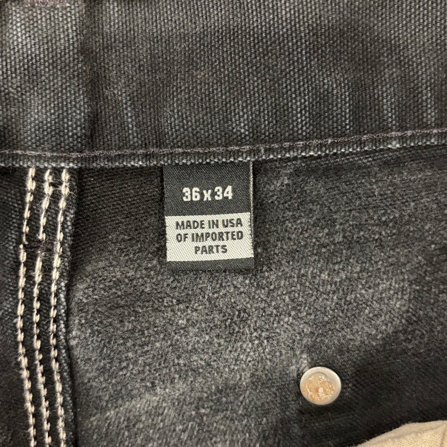 00's Carhartt カーハート ダブルニー ブラック (36×34)/A8364P-SO