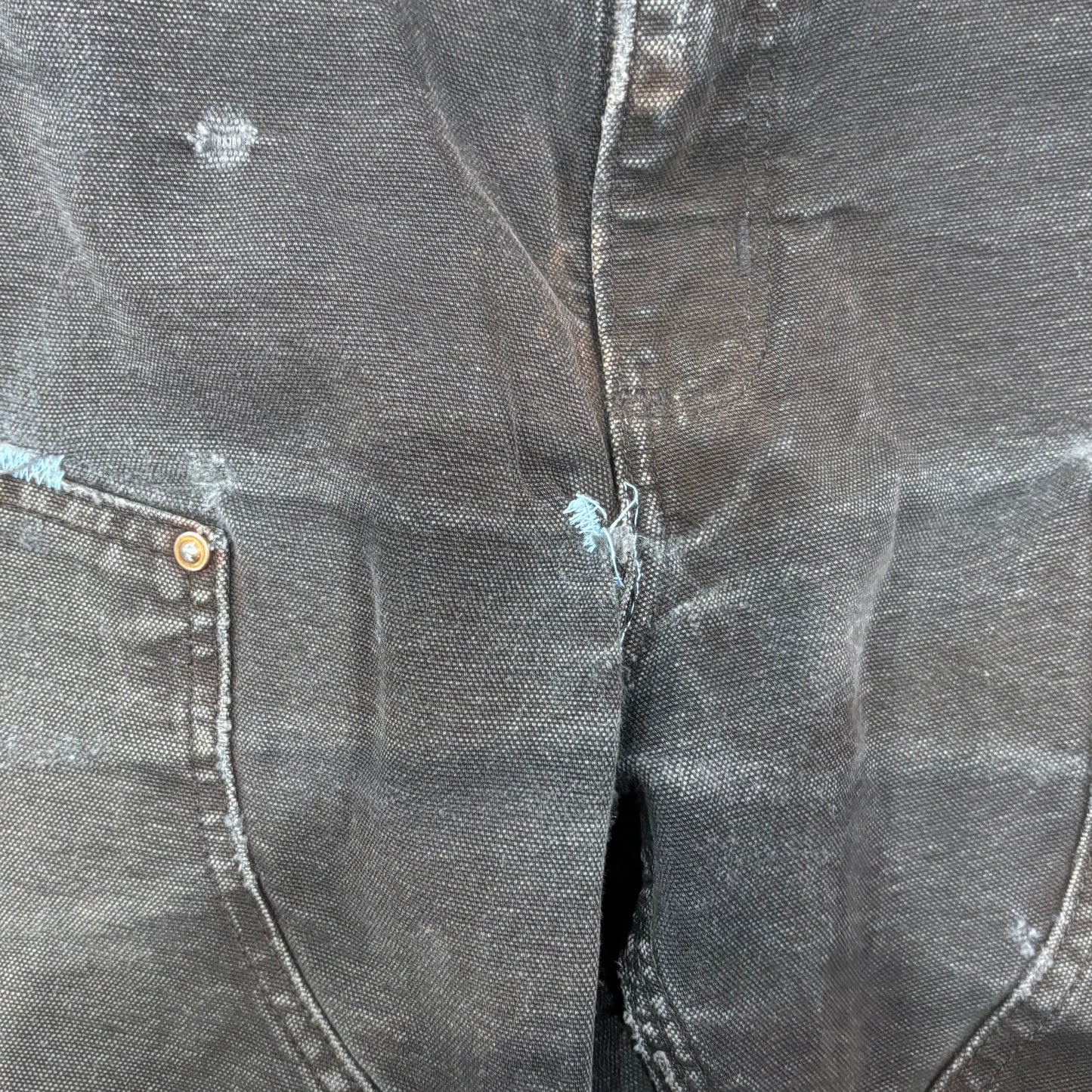 00's Carhartt カーハート ダブルニー ブラック (36×34)/A8364P-SO