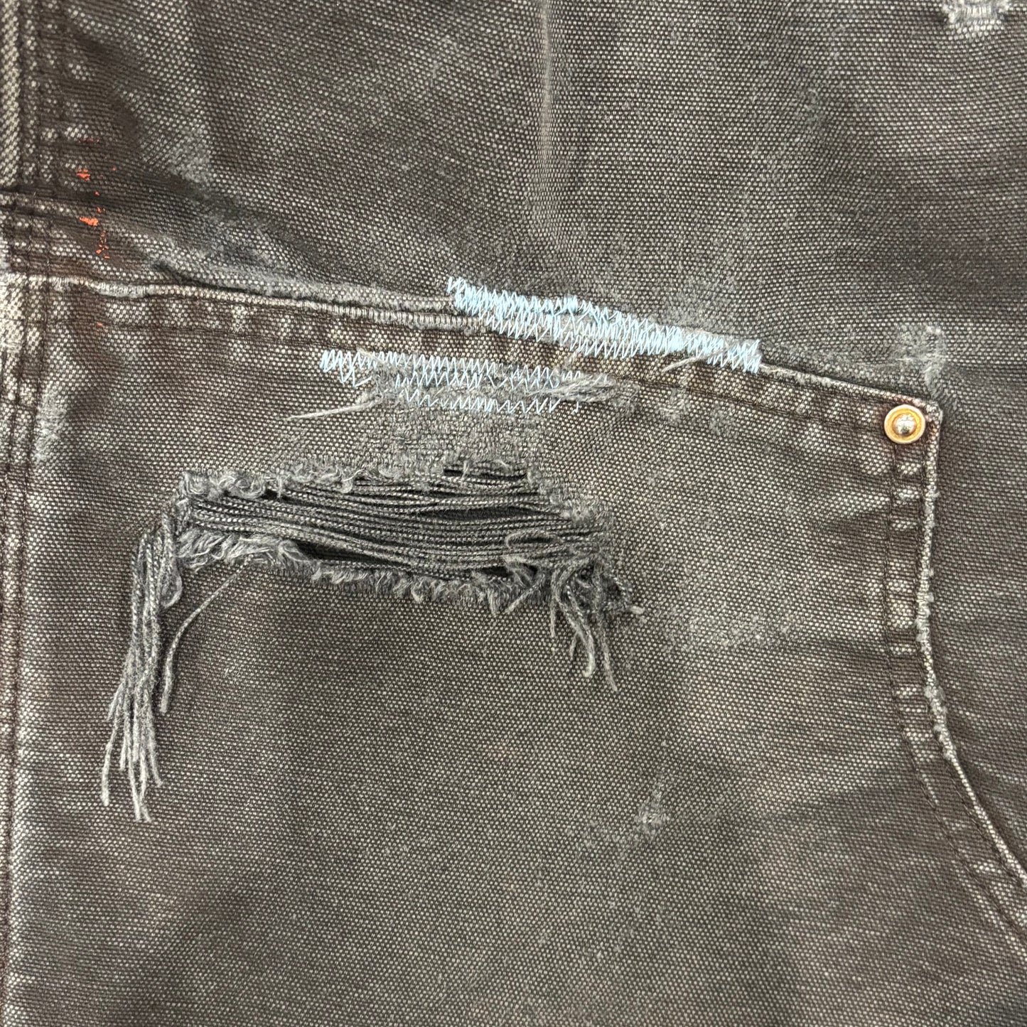 00's Carhartt カーハート ダブルニー ブラック (36×34)/A8364P-SO