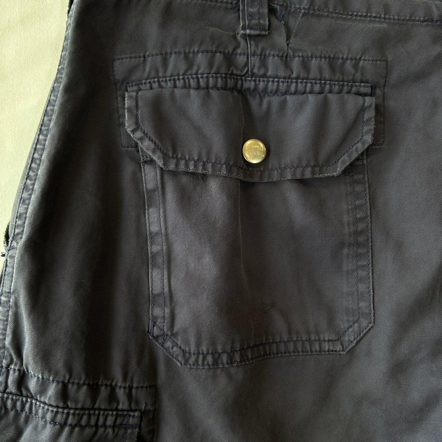 Polo by Ralph Lauren ラルフローレン コットン カーゴショーツ ハーフパンツ 製品染め ネイビー(34)/C1037P-SO