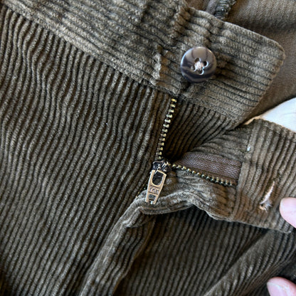 Polo byRalph Lauren ラルフ "ANDREW PANTS" ２タック太畝 コーデュロイパンツ ブラウン(36×34)/A9128P-SO