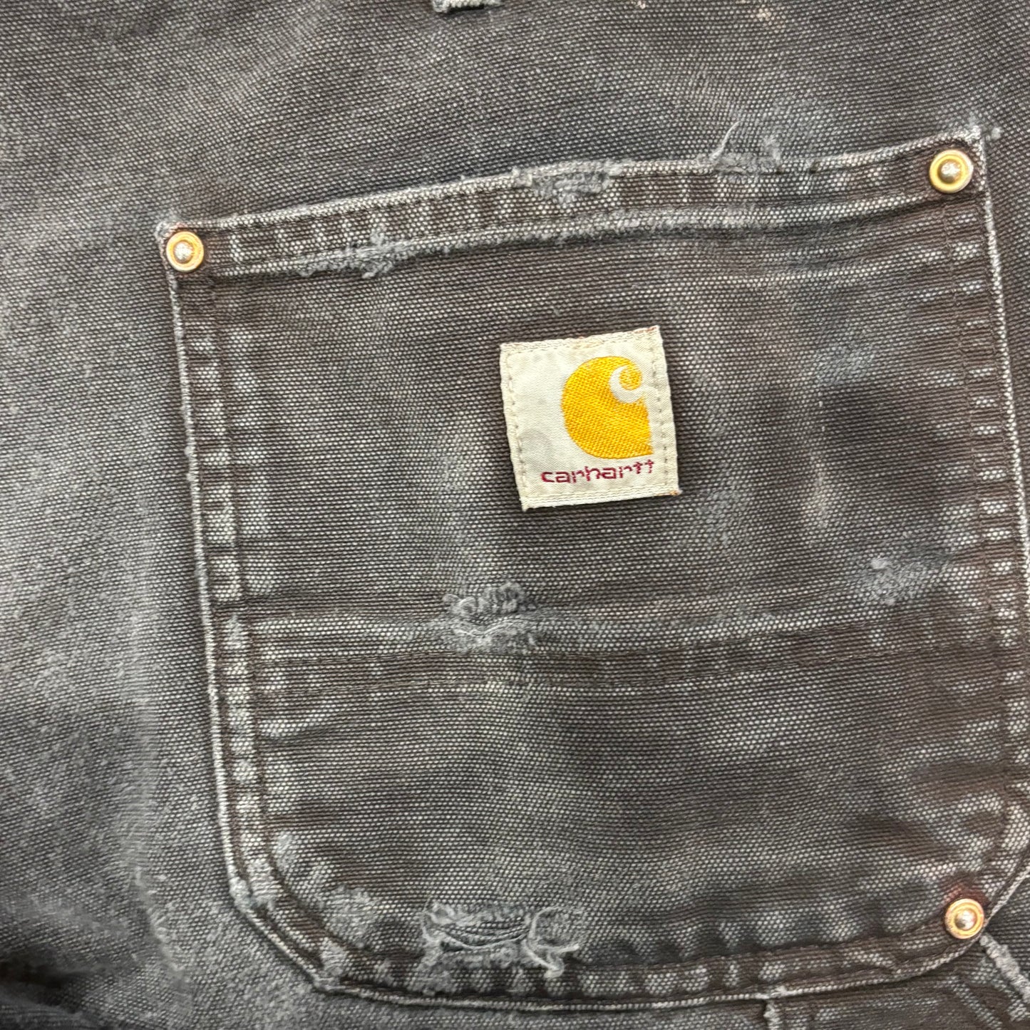00's Carhartt カーハート ダブルニー ブラック (36×34)/A8364P-SO