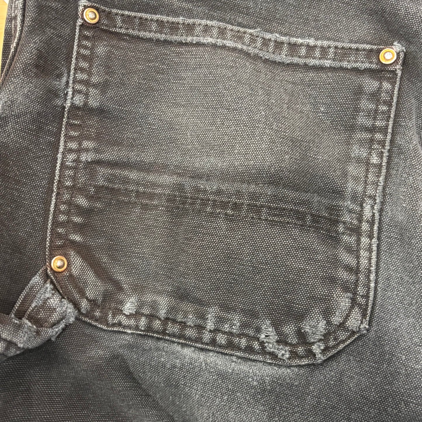 00's Carhartt カーハート ダブルニー ブラック (36×34)/A8364P-SO