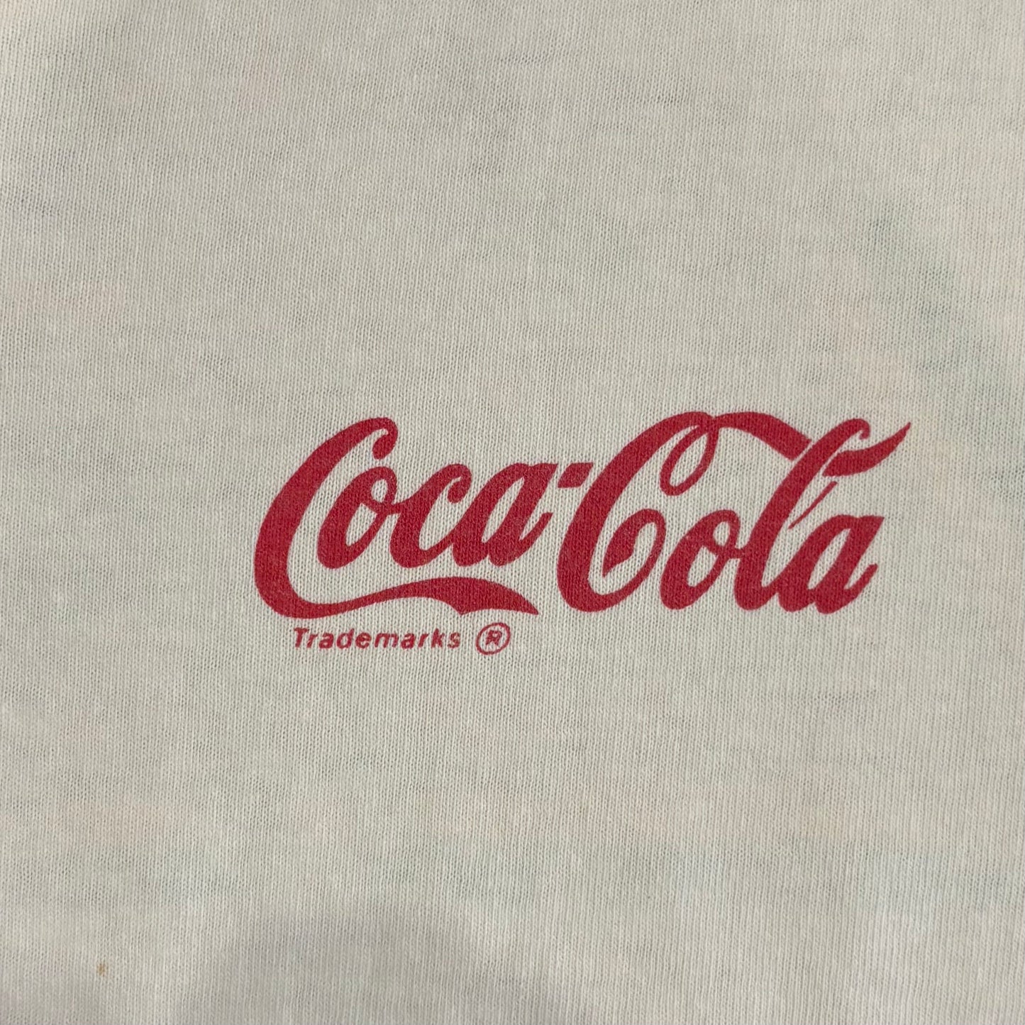 90's Coca-Cola 1990 WORLD MOUNTAIN BIKE CHAMPIONSHIPS コーラ Tシャツ 白 (XL)/B2181T-SO