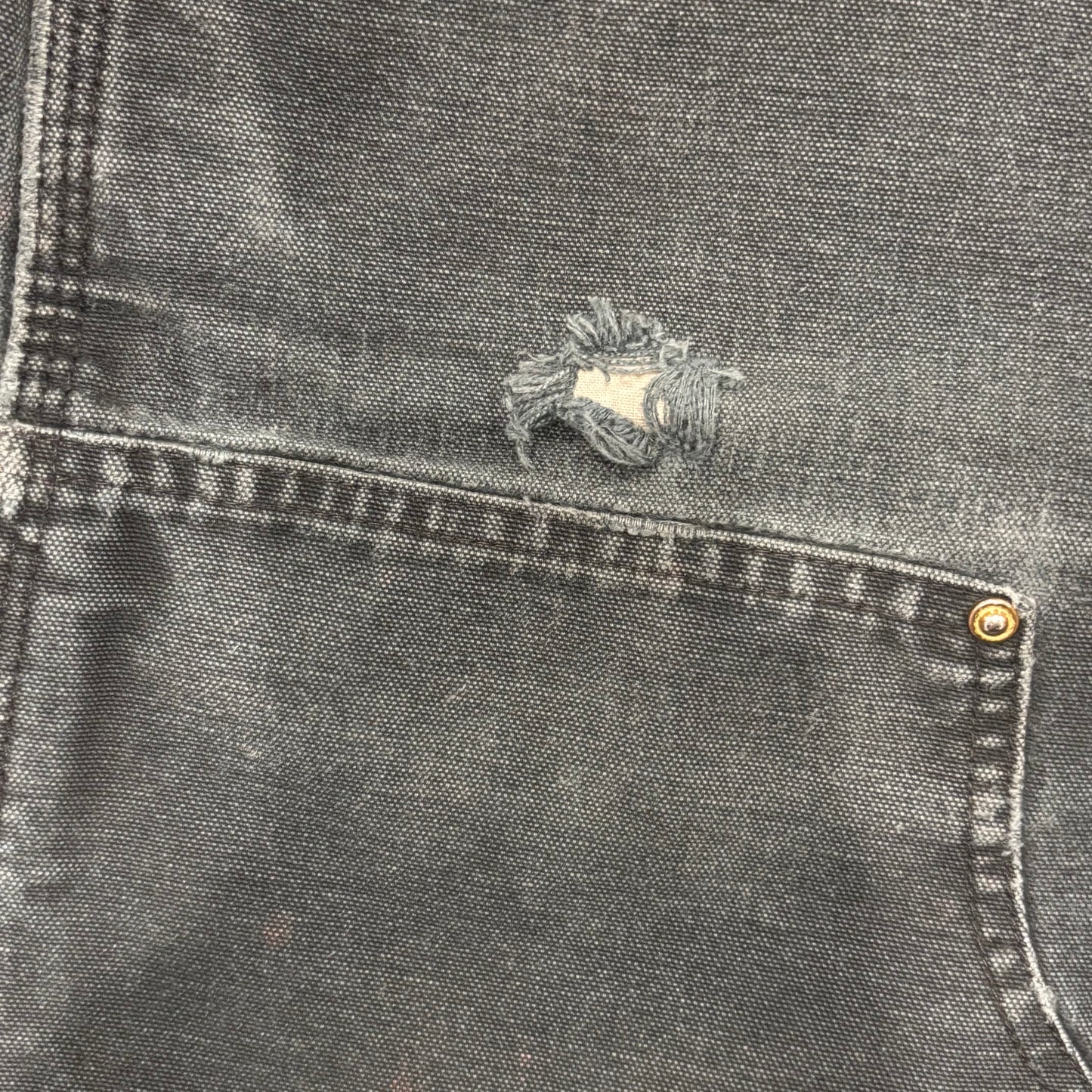 00's Carhartt カーハート ダブルニー ブラック (サイズ不明)/A8361P-SO