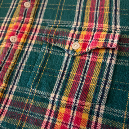 00's  Ralph Lauren  タータンチェック ネルシャツ 緑 XL /A8463SH-SO