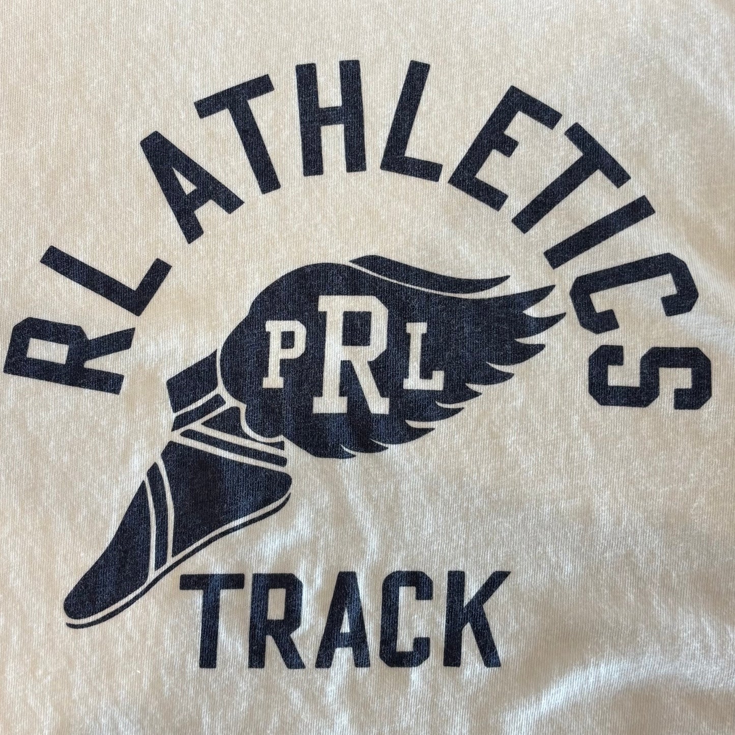 00's POLO RALPH LAUREN RL ATHLETICS TRACK Tシャツ 白 (M)/B2196T-SO