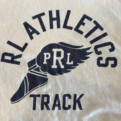 00's POLO RALPH LAUREN RL ATHLETICS TRACK Tシャツ 白 (M)/B2196T-SO