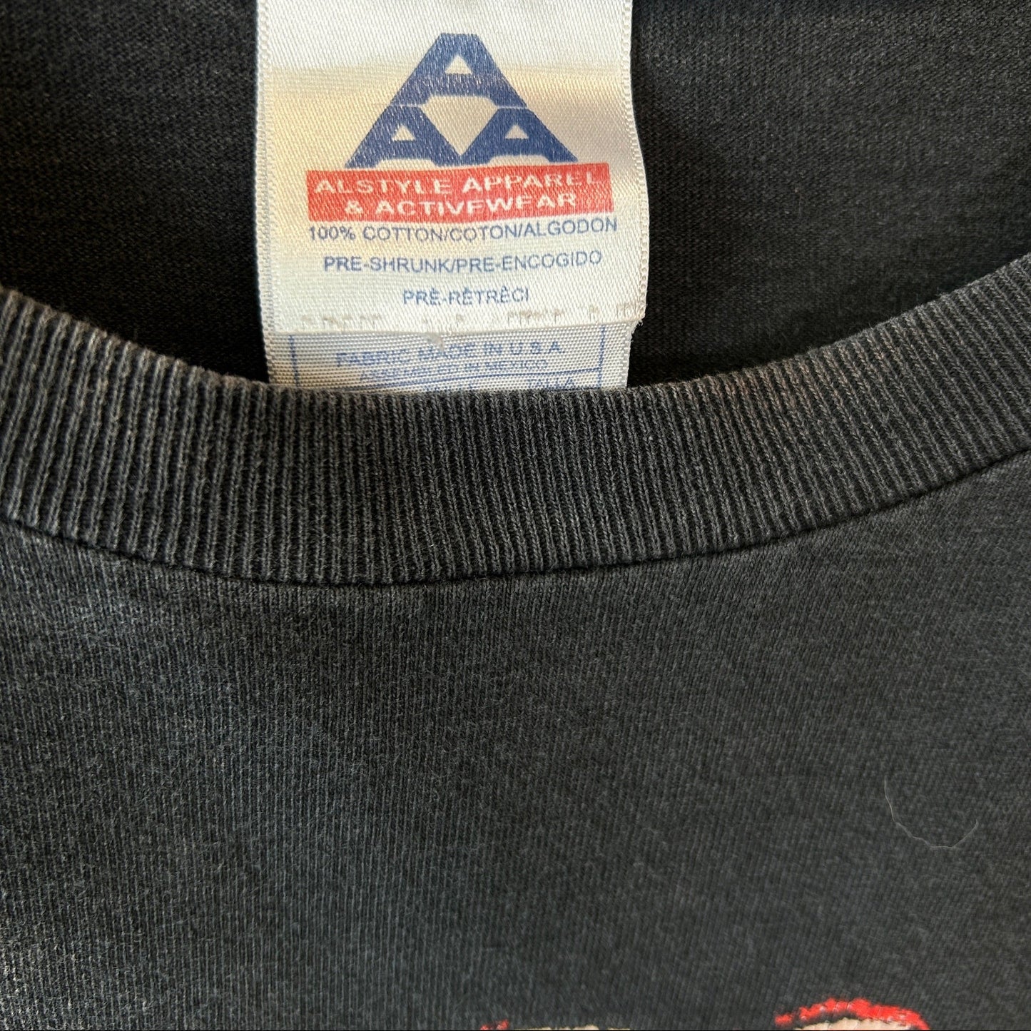00's Rolling Stones ローリング・ストーンズ 2002-2003 ツアーTシャツ ロンT　黒(XL)/C1042T-SO