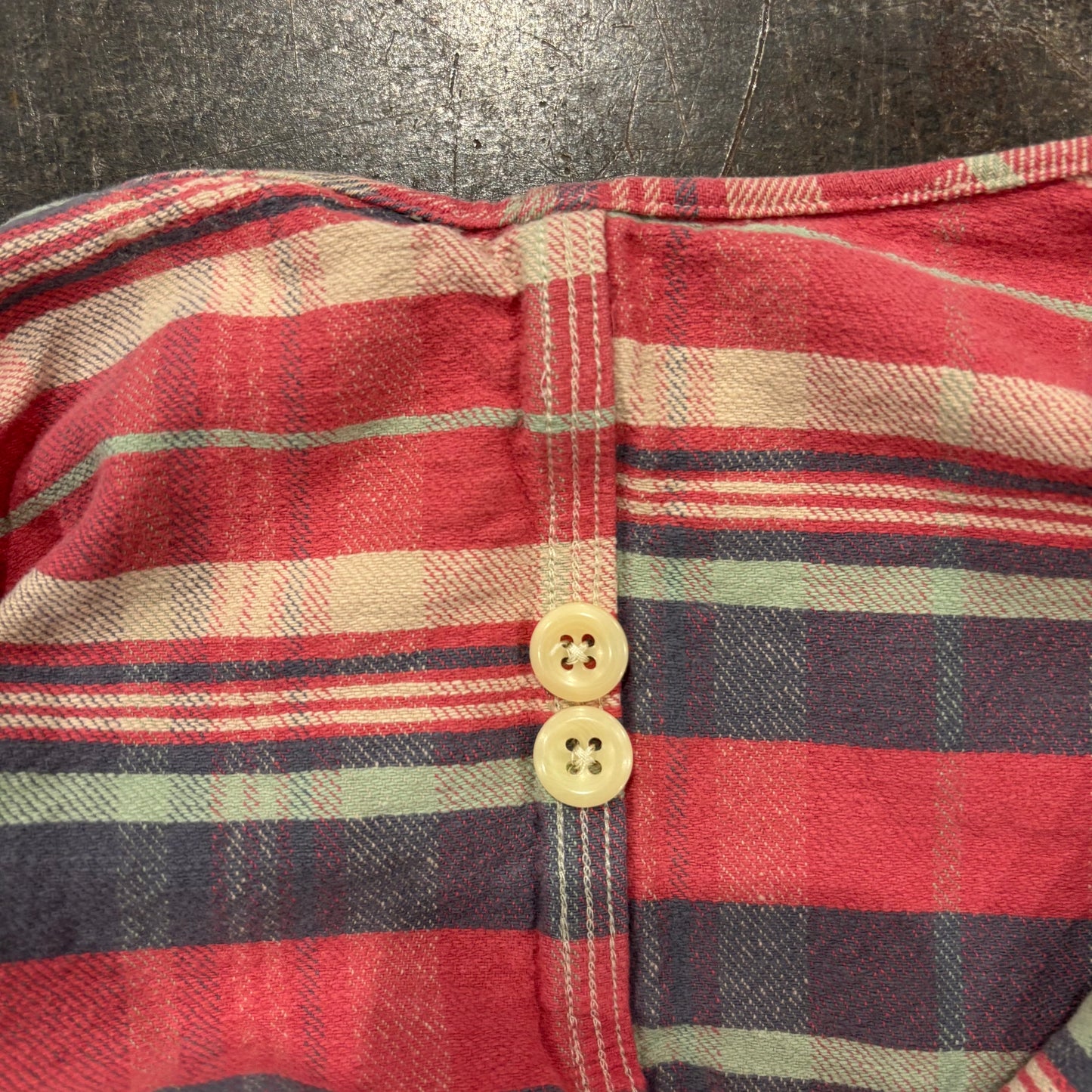 00's  Ralph Lauren  タータンチェック ネルシャツ 薄赤 XL /A8449SH-SO