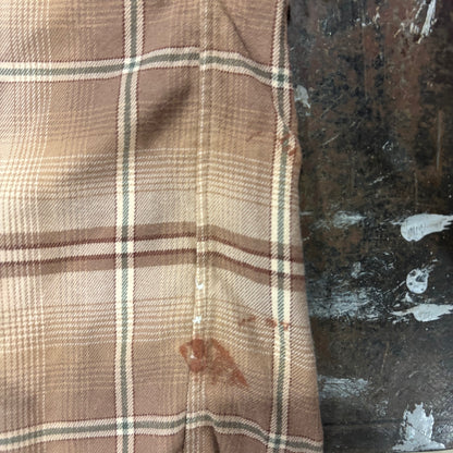 00's  Ralph Lauren  チェックシャツ ベージュ L /A7930SH-SO