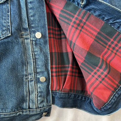 90's RRL ラルフローレン 2ndタイプ デニムトラッカージャケット 三つ星タグ (M)/C0112J-SO