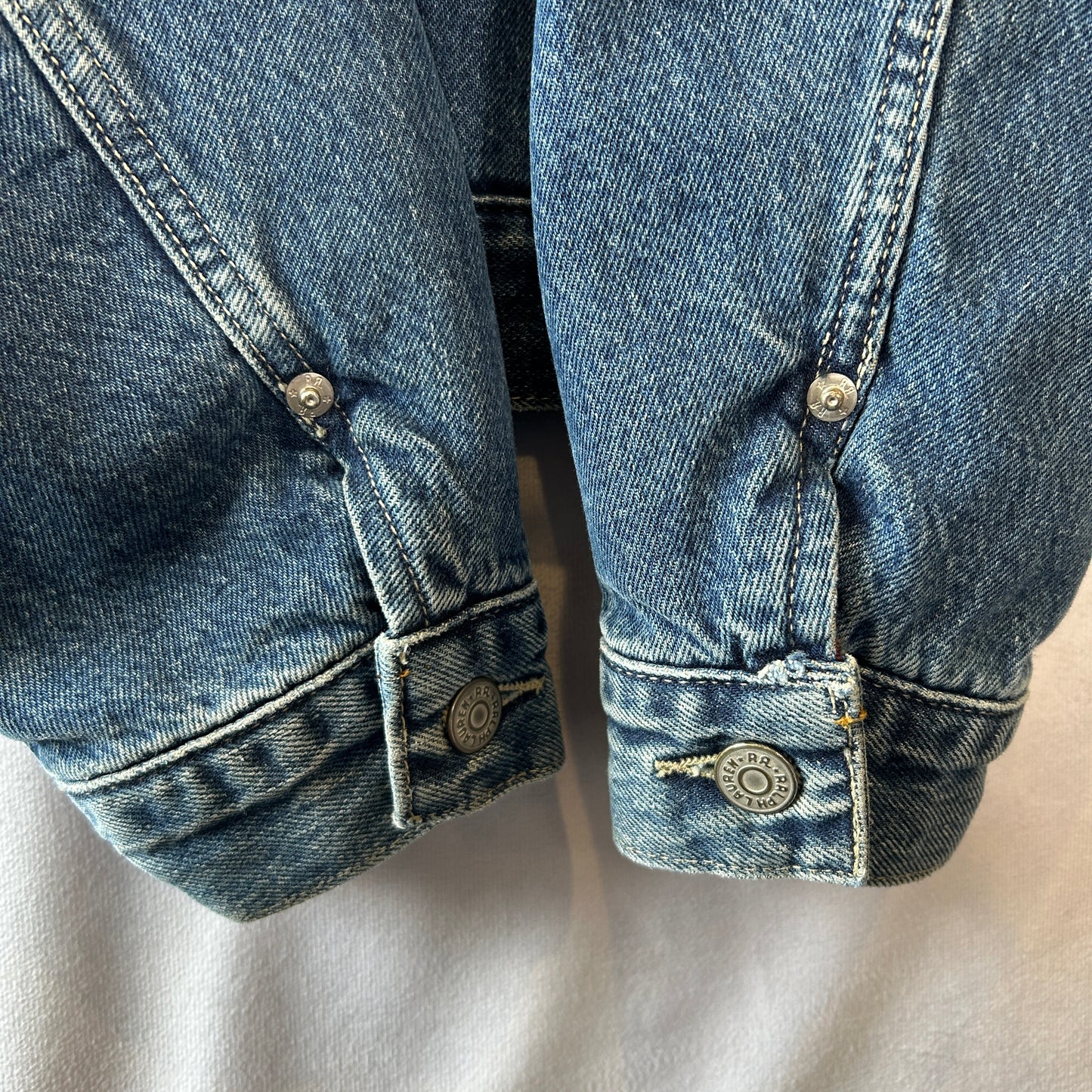 90's RRL ラルフローレン 2ndタイプ デニムトラッカージャケット 三つ星タグ (M)/C0112J-SO