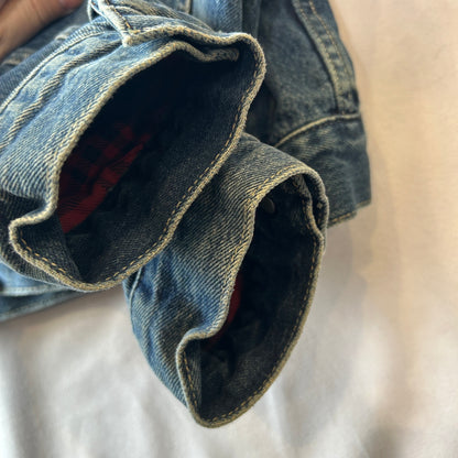 90's RRL ラルフローレン 2ndタイプ デニムトラッカージャケット 三つ星タグ (M)/C0112J-SO