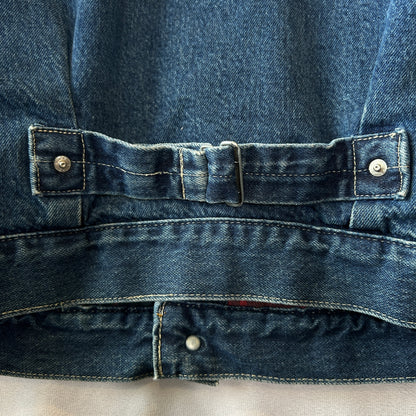 90's RRL ラルフローレン 2ndタイプ デニムトラッカージャケット 三つ星タグ (M)/C0112J-SO