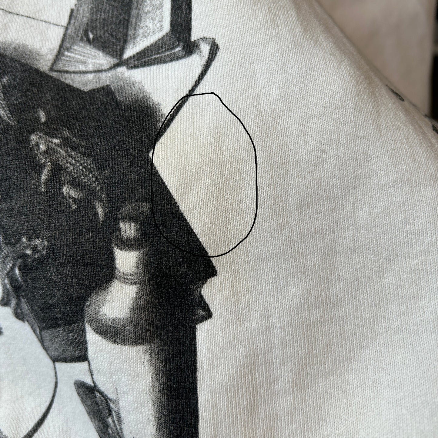 90's M.C.Escher エッシャー アート マルチプリントスウェット 白(XL)/C0188S-SO