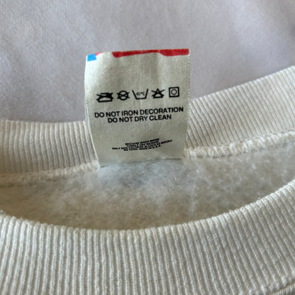 90's M.C.Escher エッシャー アート マルチプリントスウェット 白(XL)/C0188S-SO