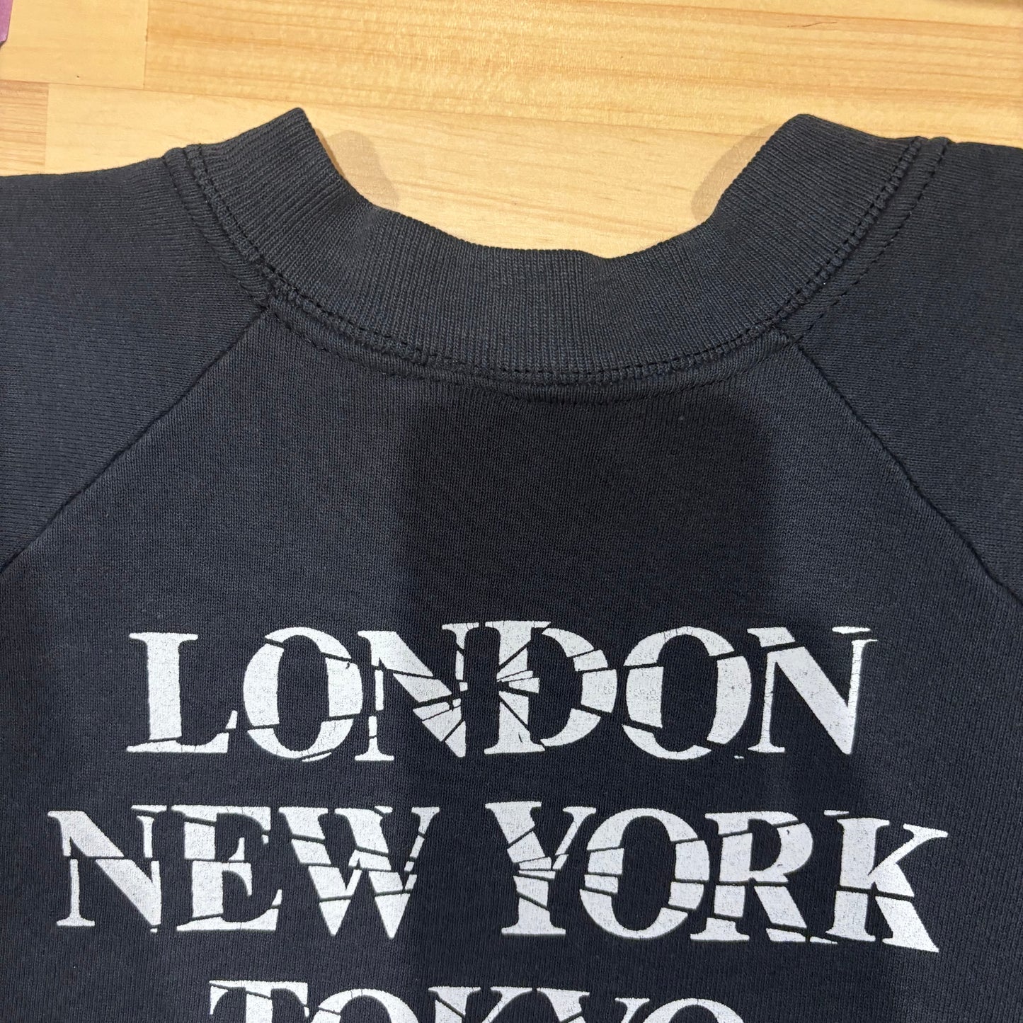 80's Fruit of the loom オペラ座の怪人 ミュージカルスウェット 黒 (XL)/B3156S-SO