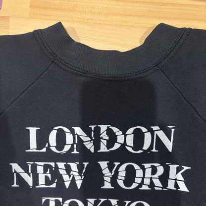 80's Fruit of the loom オペラ座の怪人 ミュージカルスウェット 黒 (XL)/B3156S-SO