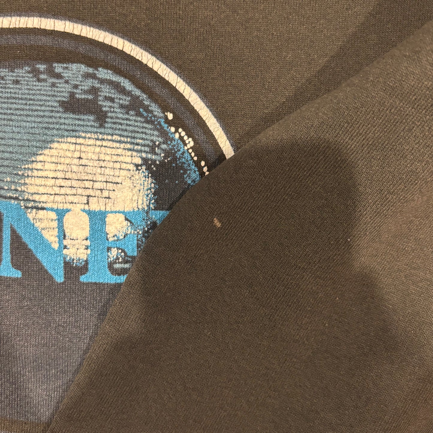 90's Fruit of the loom ABCNEWSアメリカテレビネットワーク スウェット 黒 (XL)/B2980S-SO