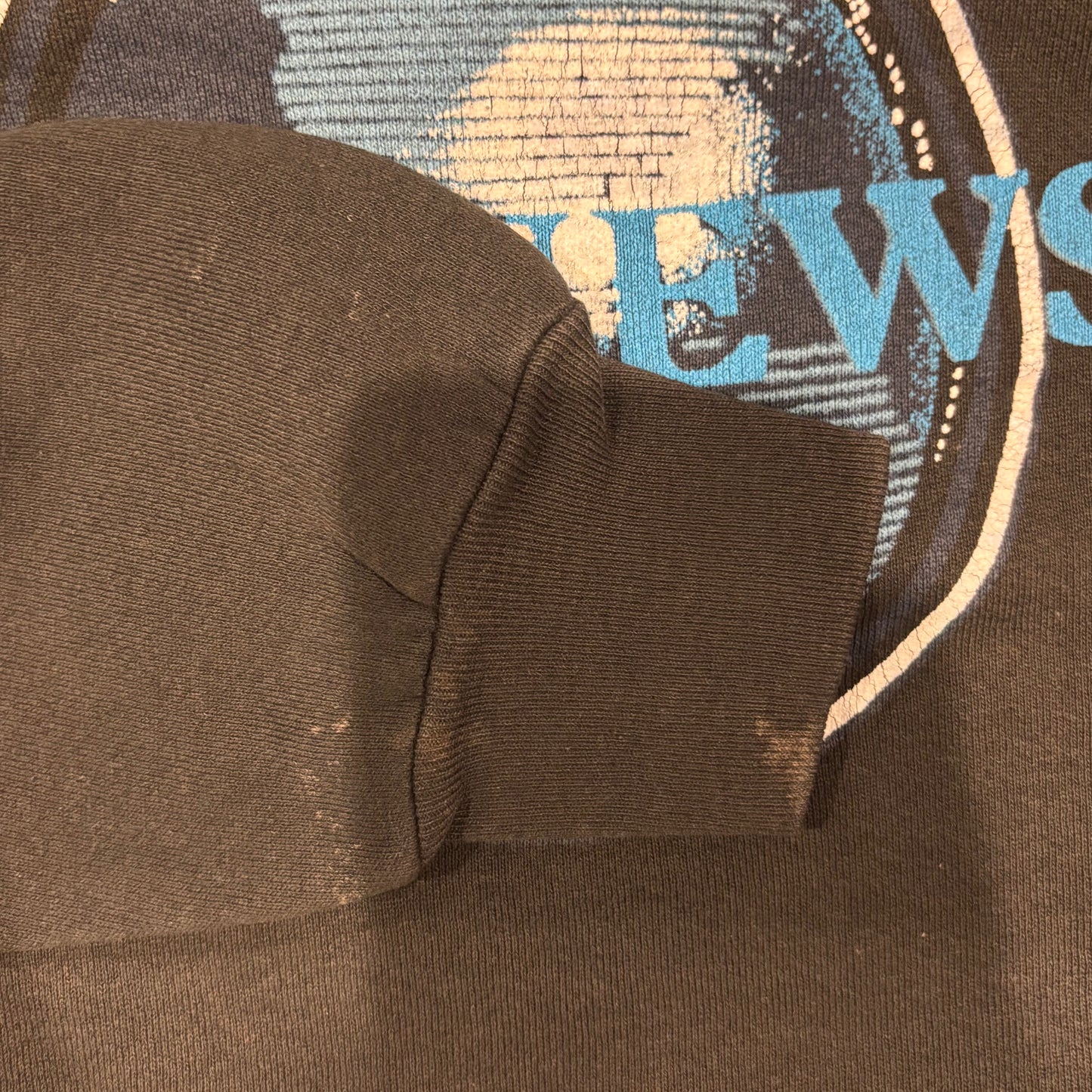 90's Fruit of the loom ABCNEWSアメリカテレビネットワーク スウェット 黒 (XL)/B2980S-SO