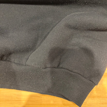 90's Fruit of the loom ペルシャ猫と薔薇 両面プリントスウェット 黒 (XXL)/B2855S-SO