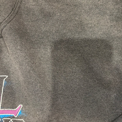 90's Center Star "FEEL THE WIND" アメリカンサンダー イーグルプリントスウェット 黒 (XL)/B2356S-SO